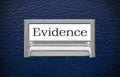 Evidence File Drawer Royalty Free Stock Photo