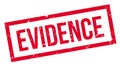 Evidence rubber stamp