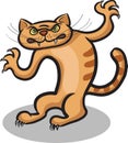 Evil cat Royalty Free Stock Photo