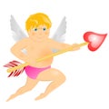 Evil cupid Royalty Free Stock Photo