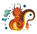 Evil dragon personage, Chinese myhtology creature