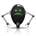 Evil Egg Robot Royalty Free Stock Photo