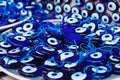 Evil eye amulets at turkish bazaar Royalty Free Stock Photo