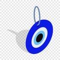Evil eye, Turkish amulet isometric icon