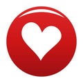 Evil heart icon vector red Royalty Free Stock Photo