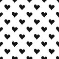 Evil heart pattern seamless vector Royalty Free Stock Photo