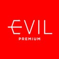 Evil hell logo icon design illustration