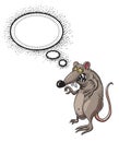 Evil rat-100 Royalty Free Stock Photo