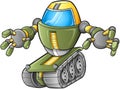 Evil Robot Tank Vector