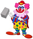 Evil scary clown Royalty Free Stock Photo