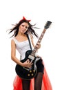 Evil Woman Rock Star Guitarist