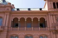 Evita Peron's balcony. Royalty Free Stock Photo