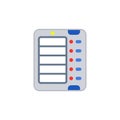 EVM machine icon Royalty Free Stock Photo