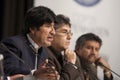 Evo Morales Royalty Free Stock Photo