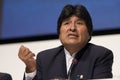 Evo Morales Royalty Free Stock Photo