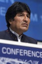 Evo Morales Royalty Free Stock Photo