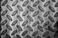 Black and white texture of metal plate with abstract relief patterns Royalty Free Stock Photo