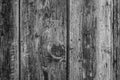 Black and white texture of old vertical wooden planks Royalty Free Stock Photo