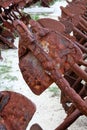 Evocative image of ancient fishing anchors