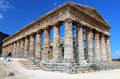 Classic Doric Greek Temple At Segesta, Sicily