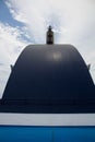 Chimney of a moving ferry