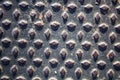 texture of metal plate with irregular embossed patterns Royalty Free Stock Photo