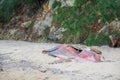 Abandoned Boat in Seaside Sands