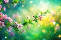 Evocative Spring Background A Dreamy Abstract Blurred Image Perfect for Wallpaper Posters and Digital Art Projects Royalty Free Stock Photo