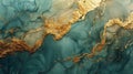 gold and marble bstract figurative background ai generated