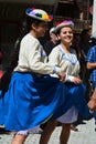 Traditional Bolivian Dancers Royalty Free Stock Photo