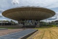 Evoluon building. The Evoluon is a discus-shaped building, the futuristic flying saucer