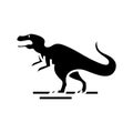 Evolution animal black icon, concept illustration, vector flat symbol, glyph sign. Royalty Free Stock Photo