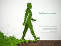 Evolution of the concept of greening Royalty Free Stock Photo