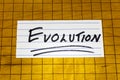 Evolution theory human growth progress development business change