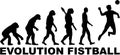 Evolution fistball Royalty Free Stock Photo