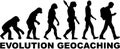 Evolution geocaching Royalty Free Stock Photo