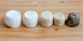 The evolution of goat cheese during its maturation. French cheese