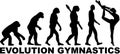 Evolution gymnastics with clubs