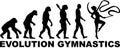 Evolution gymnastics with ribbon