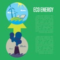 Evolution from industrial pollution to eco energy