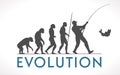 Evolution of man Royalty Free Stock Photo