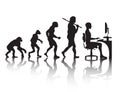 Evolution programmer Royalty Free Stock Photo