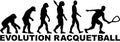 Evolution Racquetball Royalty Free Stock Photo