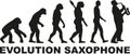 Evolution Saxophone player