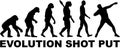 Evolution Shot put Royalty Free Stock Photo