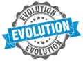 Evolution stamp Royalty Free Stock Photo
