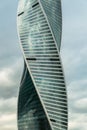 The `Evolution` tower of the Moscow International Business Centre MIBC. Russia.