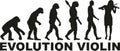 Evolution Violin player