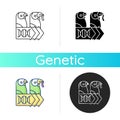 Evolutionary genetics icon