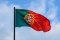 Evolving portuguese flag